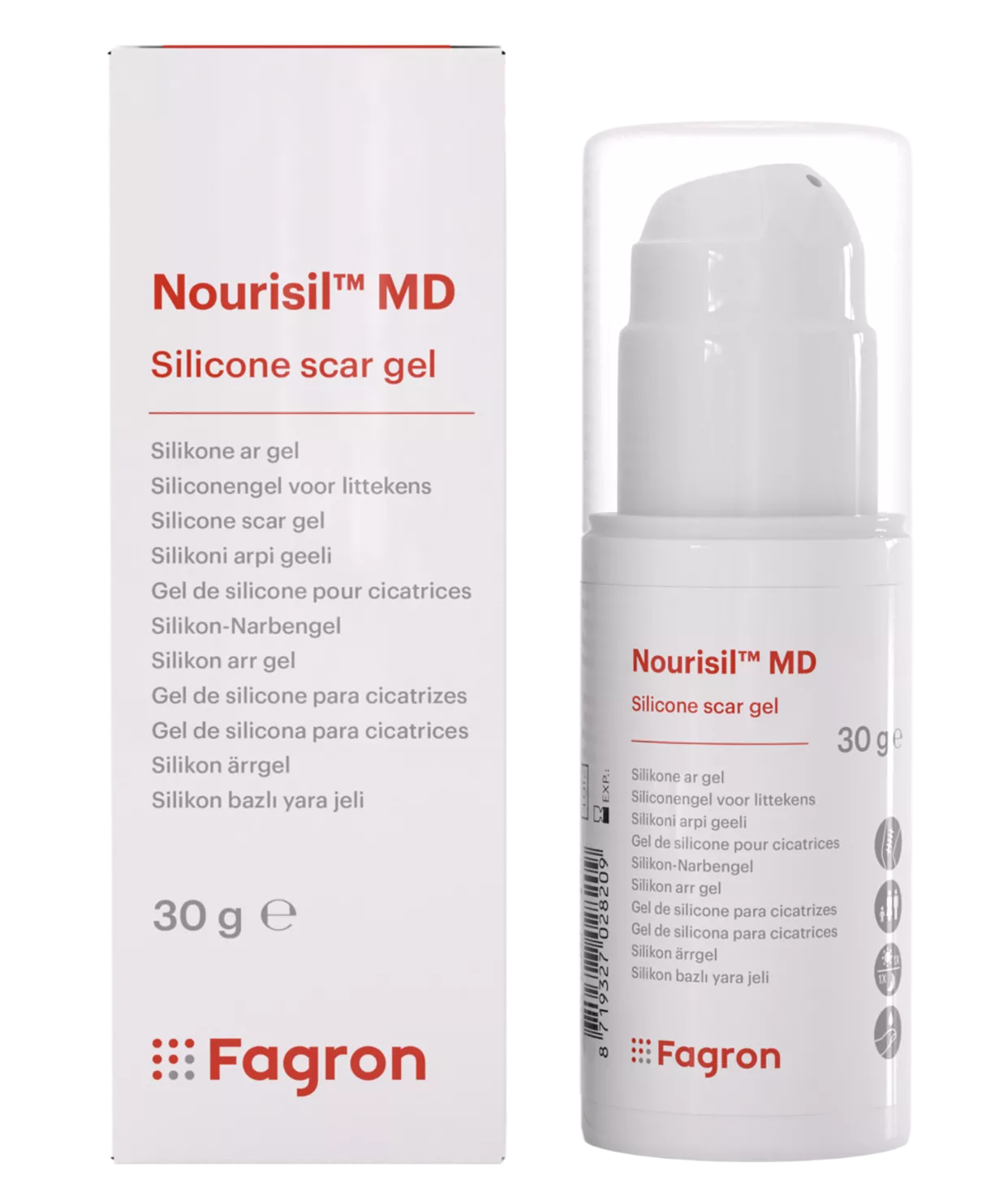 Nourisil MD orvosi szilikon gél