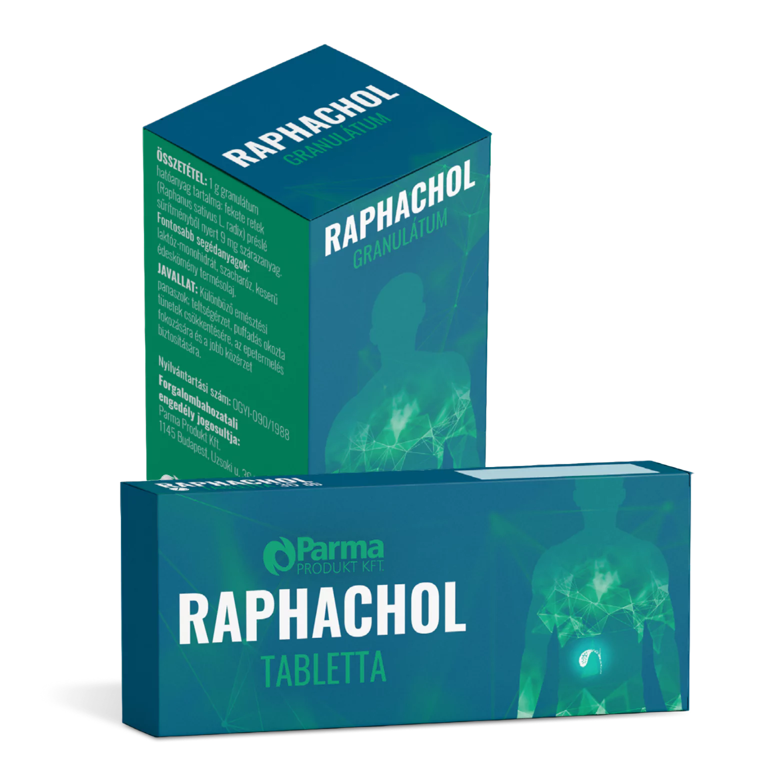 Raphachol granulátum és tabletta